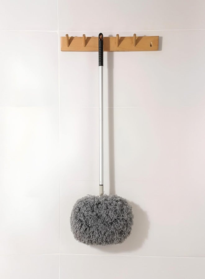 Home Essentials HomeEssentials Extendable Fan Cleaning Brush with Long Pole- Flexible Microfiber Duster for High Ceiling Fans, Kitchen, Car & Furniture - Foldable, Washable Head - Image 1